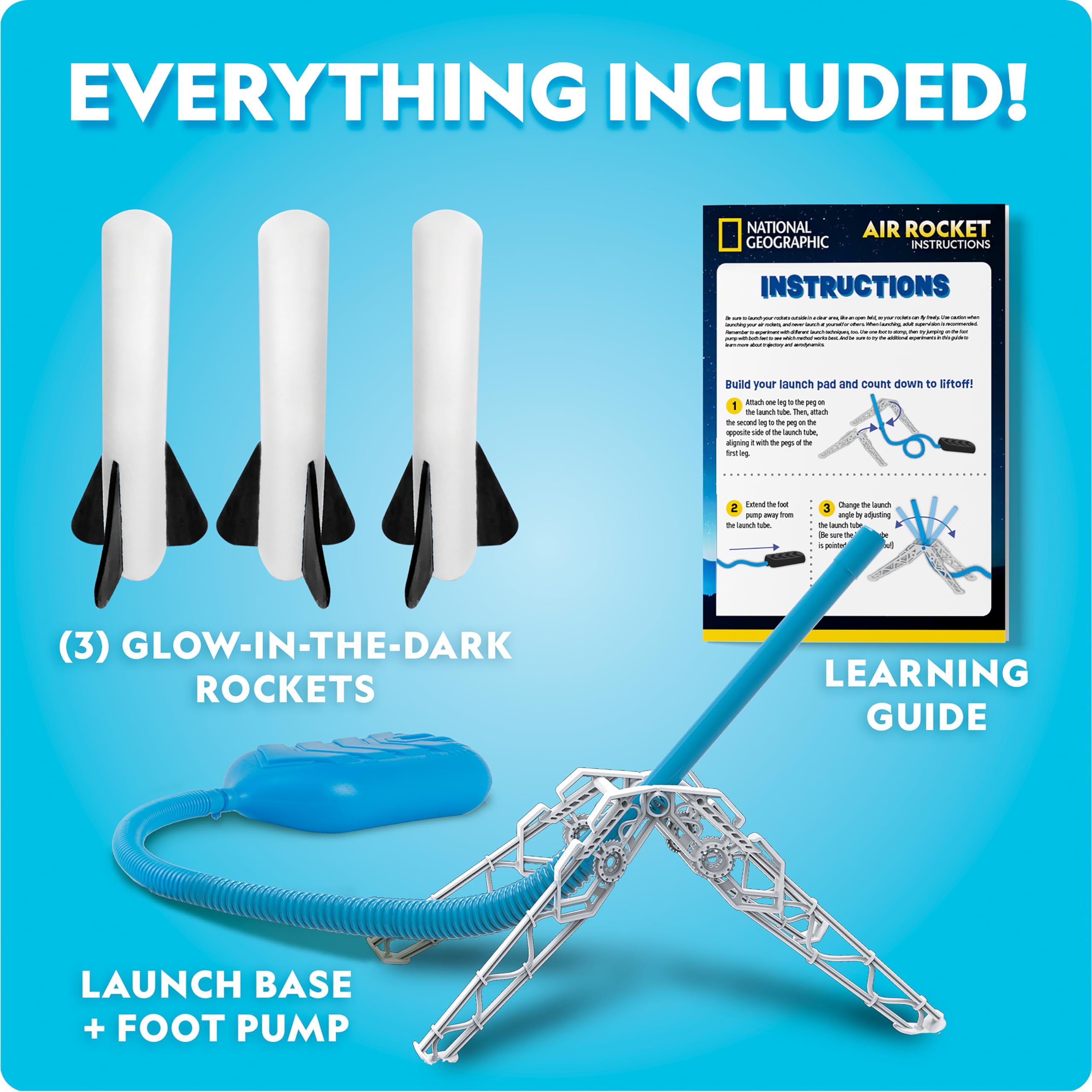 Amazon.com: National Geographic Air Rocket Launcher Toy - Launch